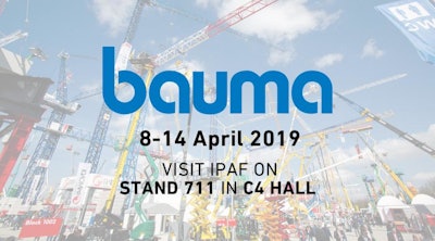 Bauma 2019 Visit Ipaf On Stand 711 In C4 Hall