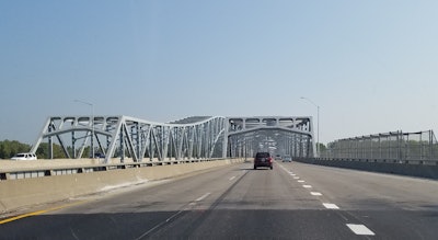 Double Bridge Metal Bridge Missouri River Bridge 1467344