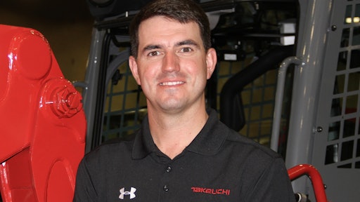 Austin Smith, Takeuchi national accout sales representative.
