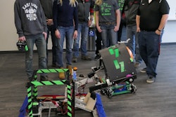 UC-Botics Team members and Felling Trailers team members.
