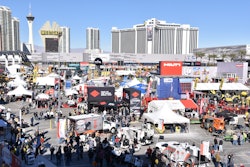 The Outdoor Silver Lot at World of Concrete 2019.