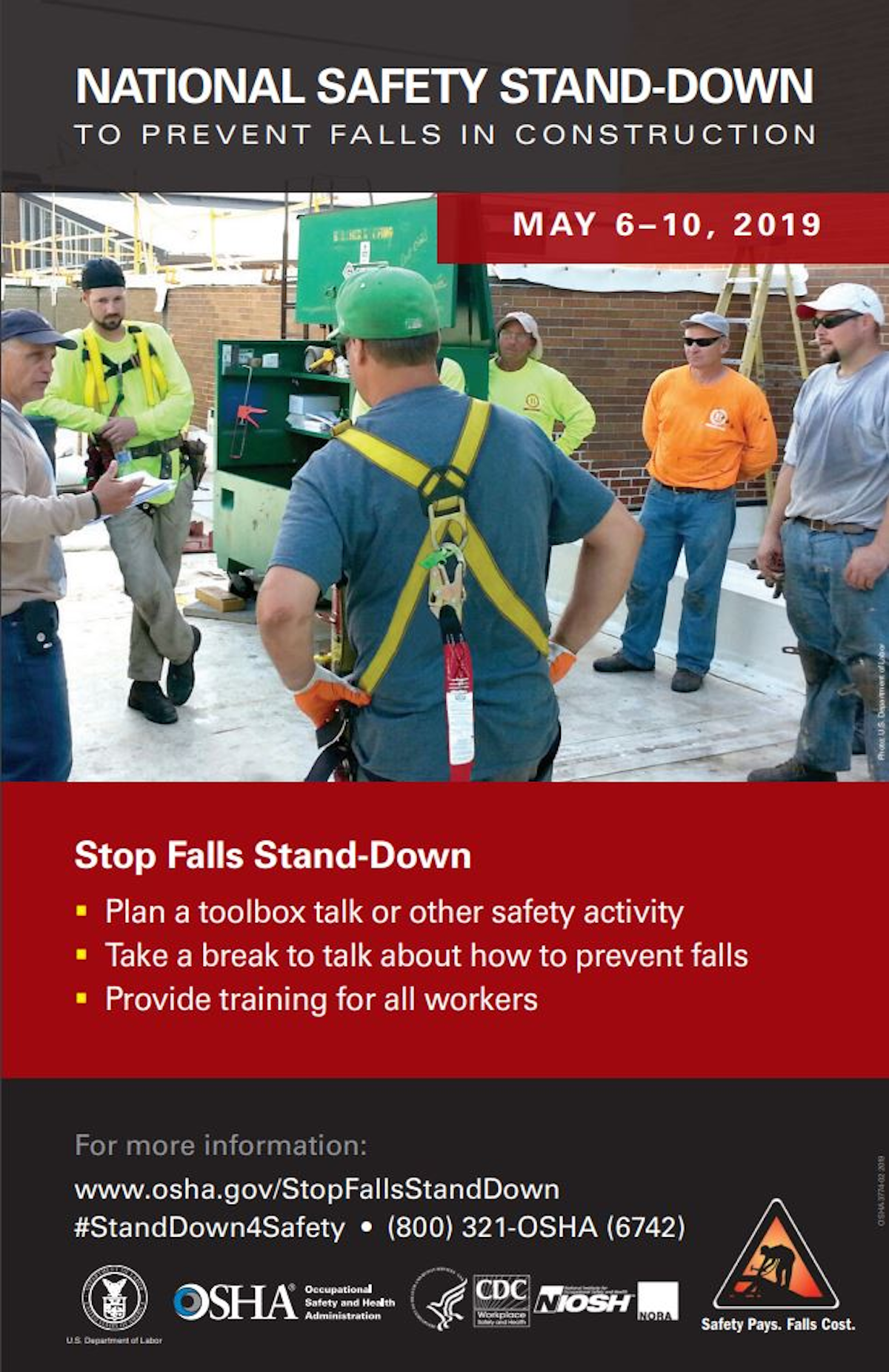 6th Annual National Fall Prevention Safety Stand-Down to be Held May 6 ...