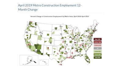 “Demand for construction is steady or rising in most parts of the country, and many contractors are adding workers when they can find them,” said AGC Chief Economist Ken Simonson.