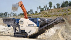 Kleemann's Mobicat MC 110 Z EVO mobile jaw crusher