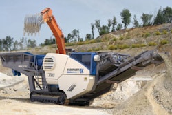 Kleemann's Mobicat MC 110 Z EVO mobile jaw crusher