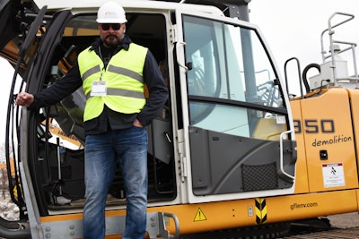 Travis Willison, vice president of GFL Infrastructure Group’s demolition division.