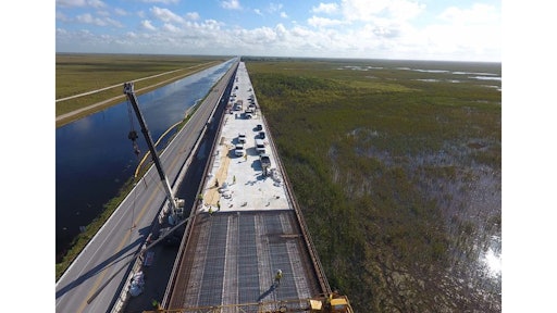Elevating the lowest portions of the U.S. Highway 41 roadway in the east will allow raising fresh water levels entering the Everglades a foot.