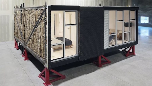 A modular prototype on Skender's production floor.