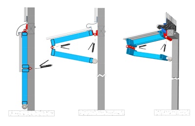Greasable Hinge Door