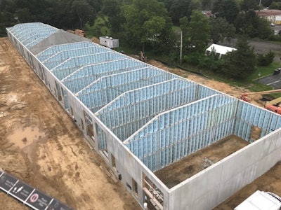 'I was amazed at how fast the Superior Walls products were installed,' says Chris Boel, owner of TJM Realty. 'In 14 days, they had the entire structure completed, including interior separation walls.'