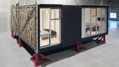 A modular prototype on Skender's production floor.