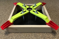 Bolt Star Square Foundation With Bolts