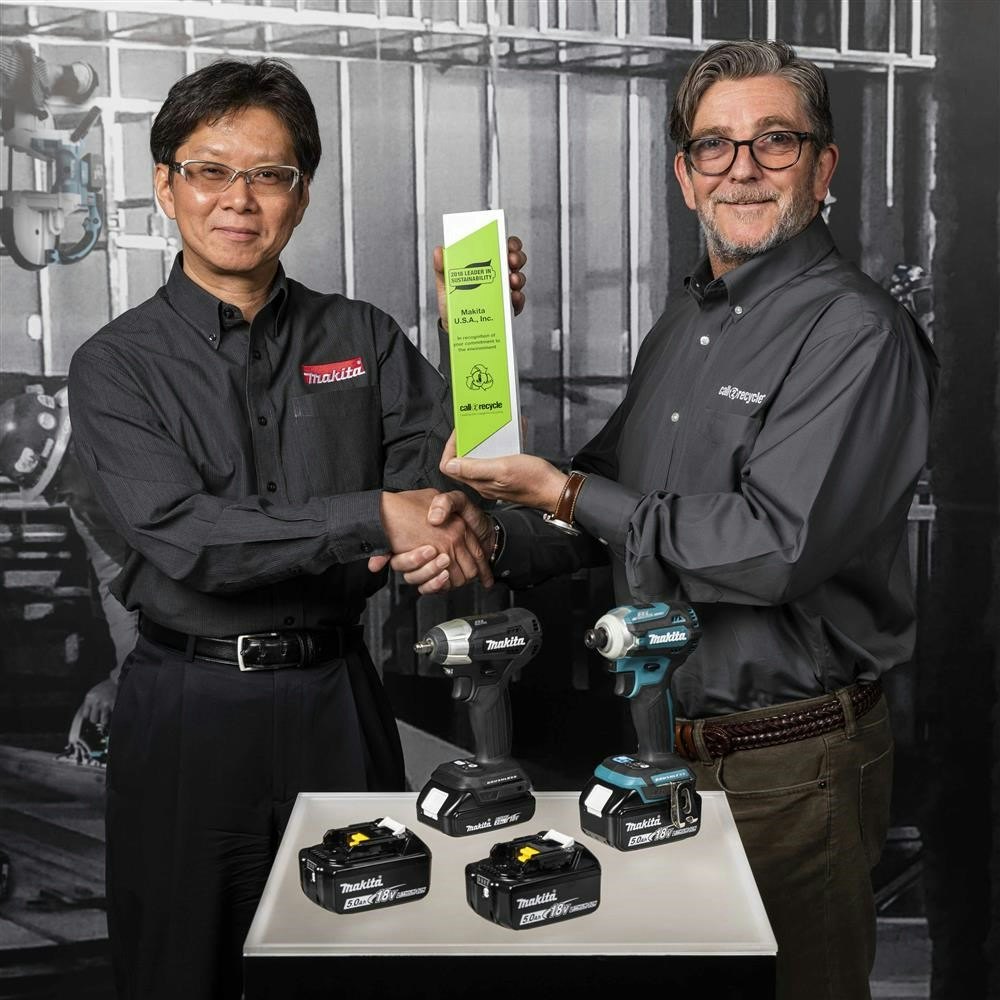 Makita Awarded for Battery Recycling Program For Construction Pros