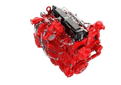 For Stage V/Performance Series, Cummins' four-cylinder product has taken a real leap forward in its capability. Smaller displacement engines can be used with no impact on machine performance, with added TCO benefits of better fuel efficiency and lower servicing costs.