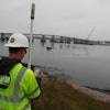 CPM’s Taylor Light-Surek gathers data using the Sokkia GNSS solution.