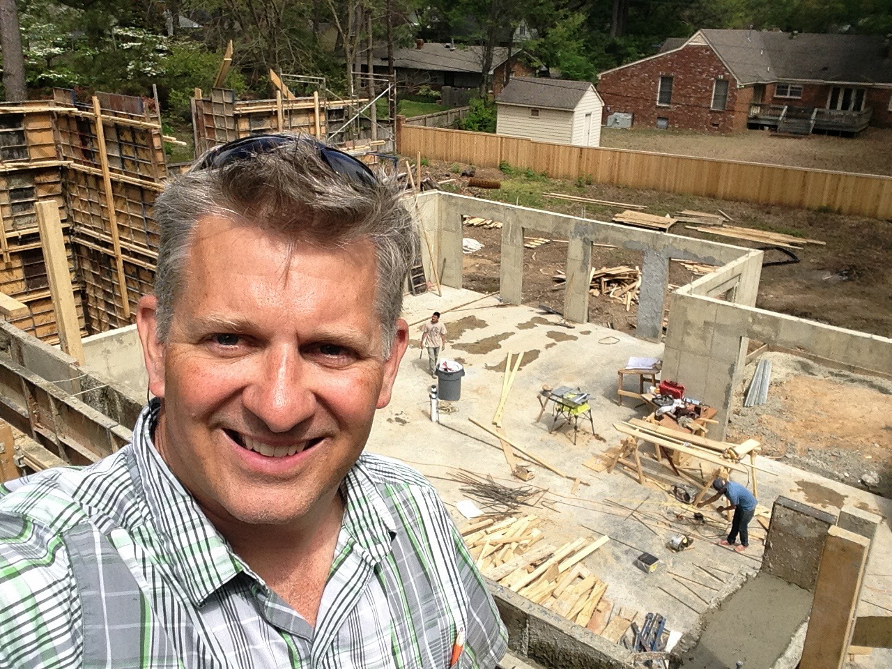 Eric Tabor and his company, The Elm Group, are focusing on constructing the exterior walls of new homes with concrete. His goal is to provide affordable structures that can resist the most violent extreme weather events.
