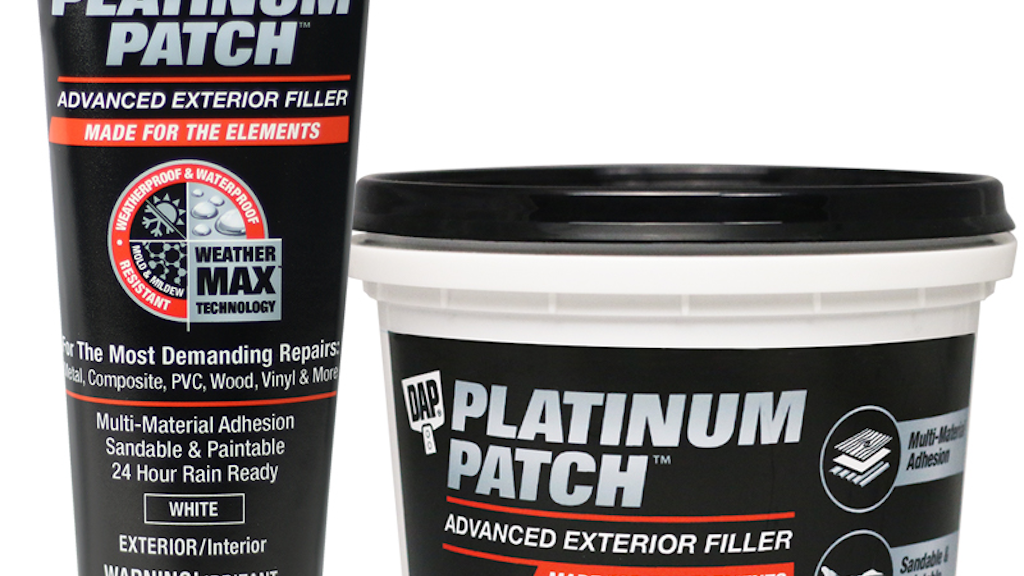 DAP Platinum Patch Advanced Exterior Filler From DAP DAP Platinum Patch Advanced Exterior Filler From DAP