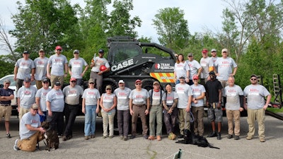 Team Rubicon had between 25 and 40 of its volunteers on the ground throughout the tornado recovery operation in the Dayton, OH area.