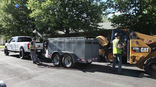 Denver, CO-based Colorado Milling has cut overtime expense and increased efficiency by purchasing a a Thunder Creek MTT920 multi-tank trailer fuel trailer which allows it to haul 920-gallons, enough for two days of work.