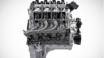 The 7.3-liter V8 gasoline engine in Super Duty pickup cranks out 430 hp and 475 ft.-lb. of torque