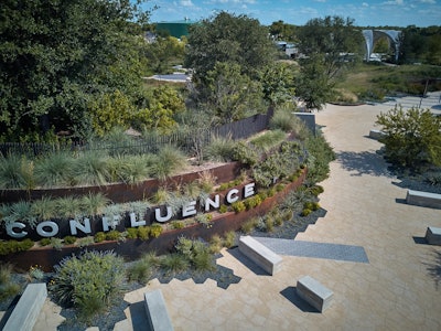 The park’s design was guided by the San Antonio River Foundation’s directive to create a park that engages and educates the community on native Texan ecological systems, river dynamics, watershed protection, and the importance of conserving natural resources.