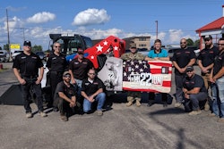 Leppo Rents is donating a portion of rental revenue from its wrapped tack loader to support Mission 22.