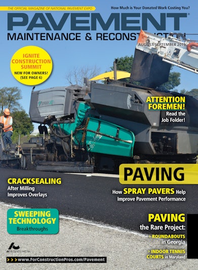 Pavement Maintenance & Reconstruction August/September 2019