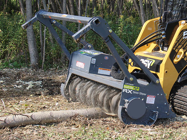 Details about   Loftness 61" Battle Ax Mulcher Head for Mid/Hi Flow Track Loaders 28 to 30 GPM 