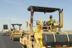 The rolling train is the most common compaction approach, but echelon rolling may be the best option to compact while the asphalt is at higher temperatures.