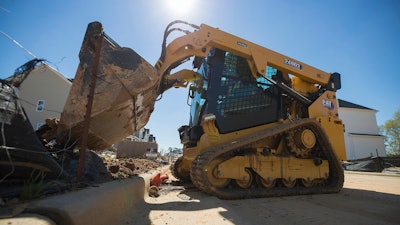 Changes to the undercarriage frame and torsion axles on Caterpillar's new D3 Series CTLs reduce machine pitching and rocking, while still offering improved ride comfort.