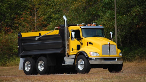 Kenworth T370 dump truck.