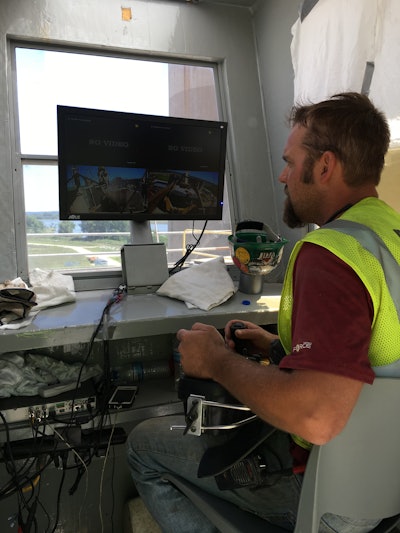 Opting for remote-controlled demolition allowed for crews to stay out of harm’s way, while getting the work done 25% faster than they would have with handheld tools.