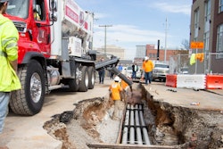 Cemen Tech Utility Package Downtown Nashville Utility Lines Red Coloration Flowable Concrete 20190311 0271