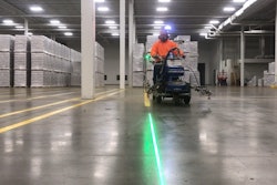 Chad Jung, Preferred Striping Parking Lot Painting, has been a regular presenter at National Pavement Expo with Scott Langton, Sir Lines-A-Lot. He generates all of his sales from commercial striping. Note the green laser.