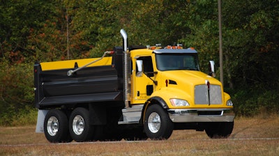 Kenworth T370 dump truck.