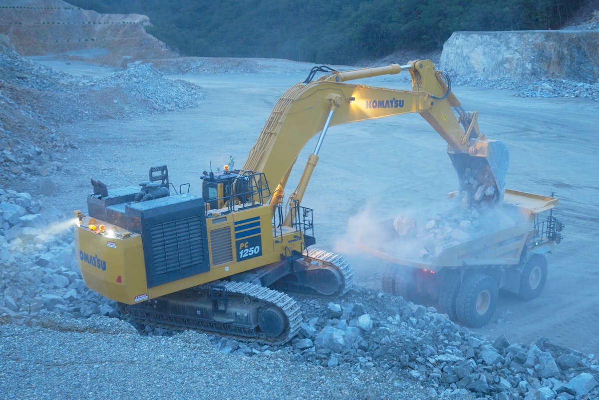 Komatsu PC1250SP-11 and PC1250LC-11 Hydraulic Excavators From