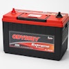 Unlike maintenance-free flooded lead acid batteries that have a liquid electrolyte, an AGM battery contains a glass mat separator made of fiberglass that is placed between each plate to absorb the electrolyte. This makes the battery spill-proof with no additional water or electrolyte ever needed.