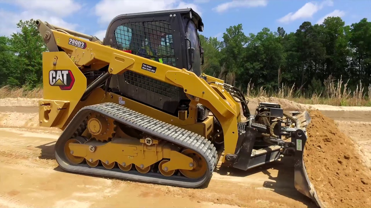 Video Caterpillar D3 Series Skid Steer And Compact Track Loaders At Work For Construction Pros