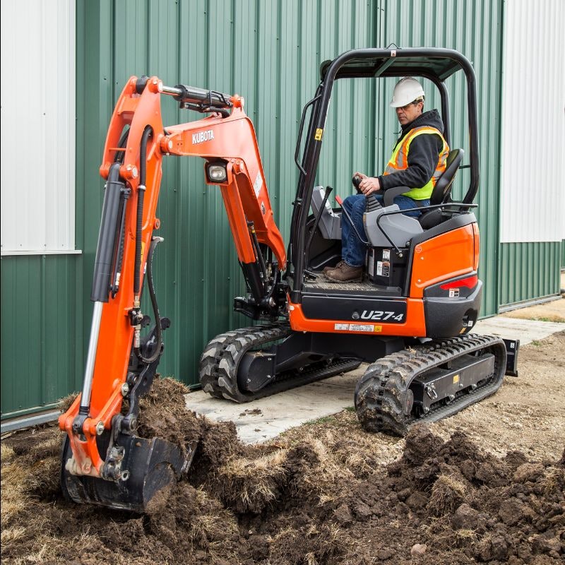Kubota U27 4 Tight Tail Swing Excavator From Kubota Tractor Corp For Construction Pros