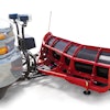 New scoop plower from Hiniker allows efficiency in large areas.