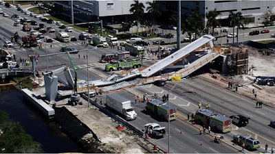 Five companies working on a pedestrian bridge at Florida International University received seven violations totaling $86,658 in penalties for failing to protect workers despite evidence of potential bridge collapse.
