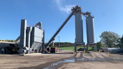 In the Madison market, company growth has been huge for the company. The location features a 350 tph Gencor plant with two 200-ton silos and two 300-ton silos and that capacity is still not enough to serve the needs of the area.