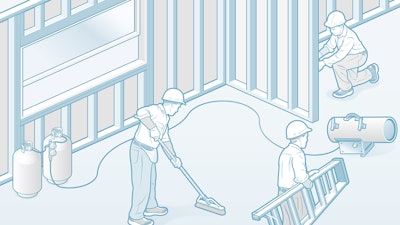 When temperatures drop but work still needs to get done, be sure use of propane heaters is done safely.