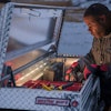 Weather Guard Lighted Truck Box With Power Sync Jobsite Close Up