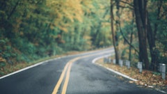 Asphalt Back Road Blurred Background 1546901