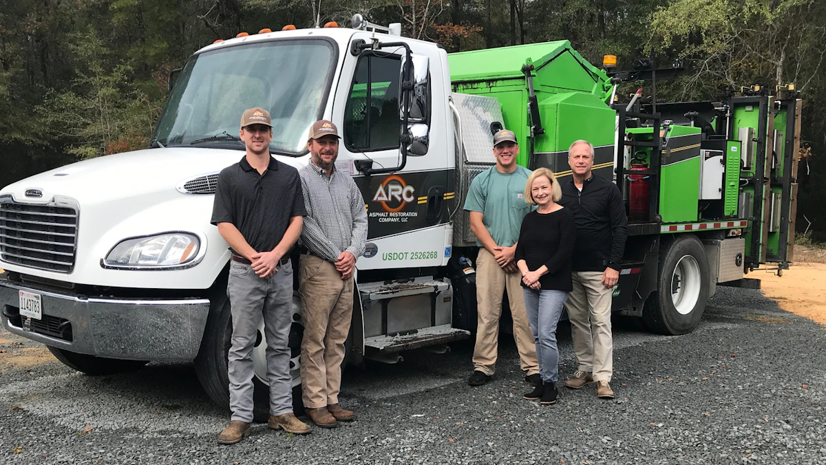 Asphalt Restoration uses infrared equipment to remove ...