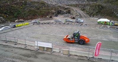 Semcon's autonomous solution establishes the route to be traveled via GPS positioning. This ensures the machine follows the same path for each and every pass to accurately and efficiently complete its task.