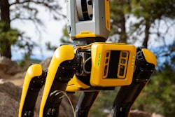 Boston Dynamics' Spot Robot with a Trimble X7 3D Laser Scanning System, a high-speed laser scanner with integrated imaging, automatic calibration and registration technologies as well as survey-grade self-levelling.