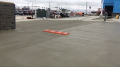 Handleless rope brushes work well on large slabs and in confined areas where handles are awkward.