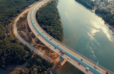 Aerial View Photography Of Bridge Near River 1045844
